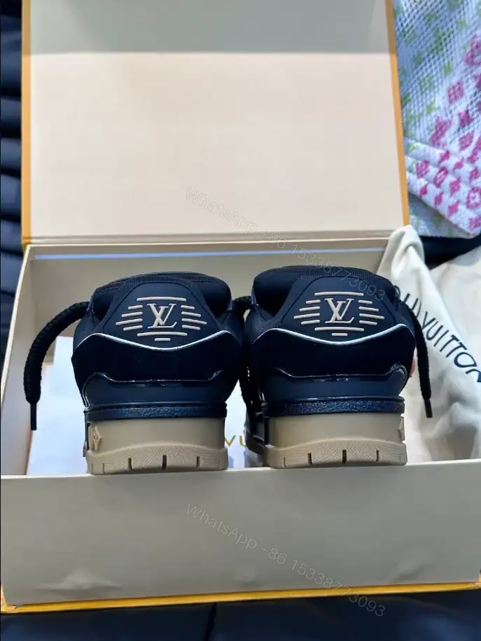 View 5 of LOUIS VUITTON LV TRAINER MAXI SNEAKERS IN BLACK– LSVT332
