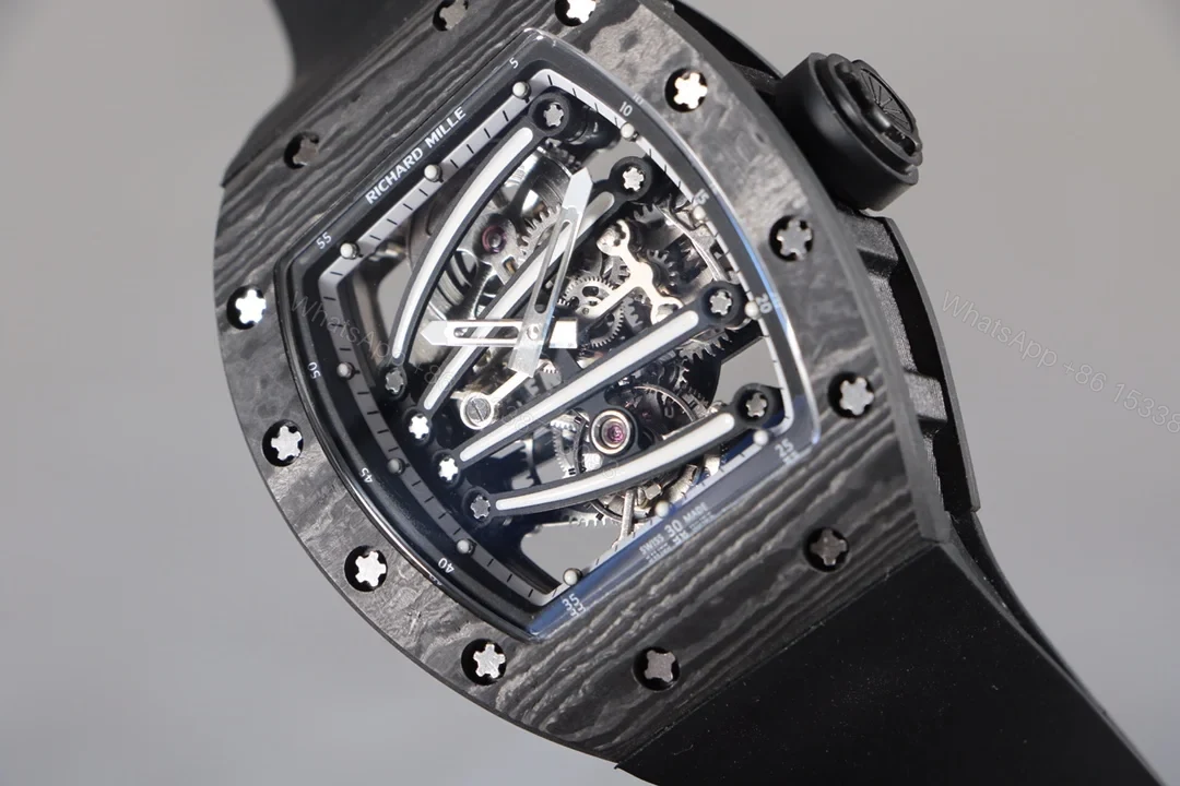 View 5 of Richard Mille RM59-01 Green Lizard Tourbillon TPT Carbon Fiber Edition RM59-01-GREEN-LIZARD-TOURBILLON-TPT