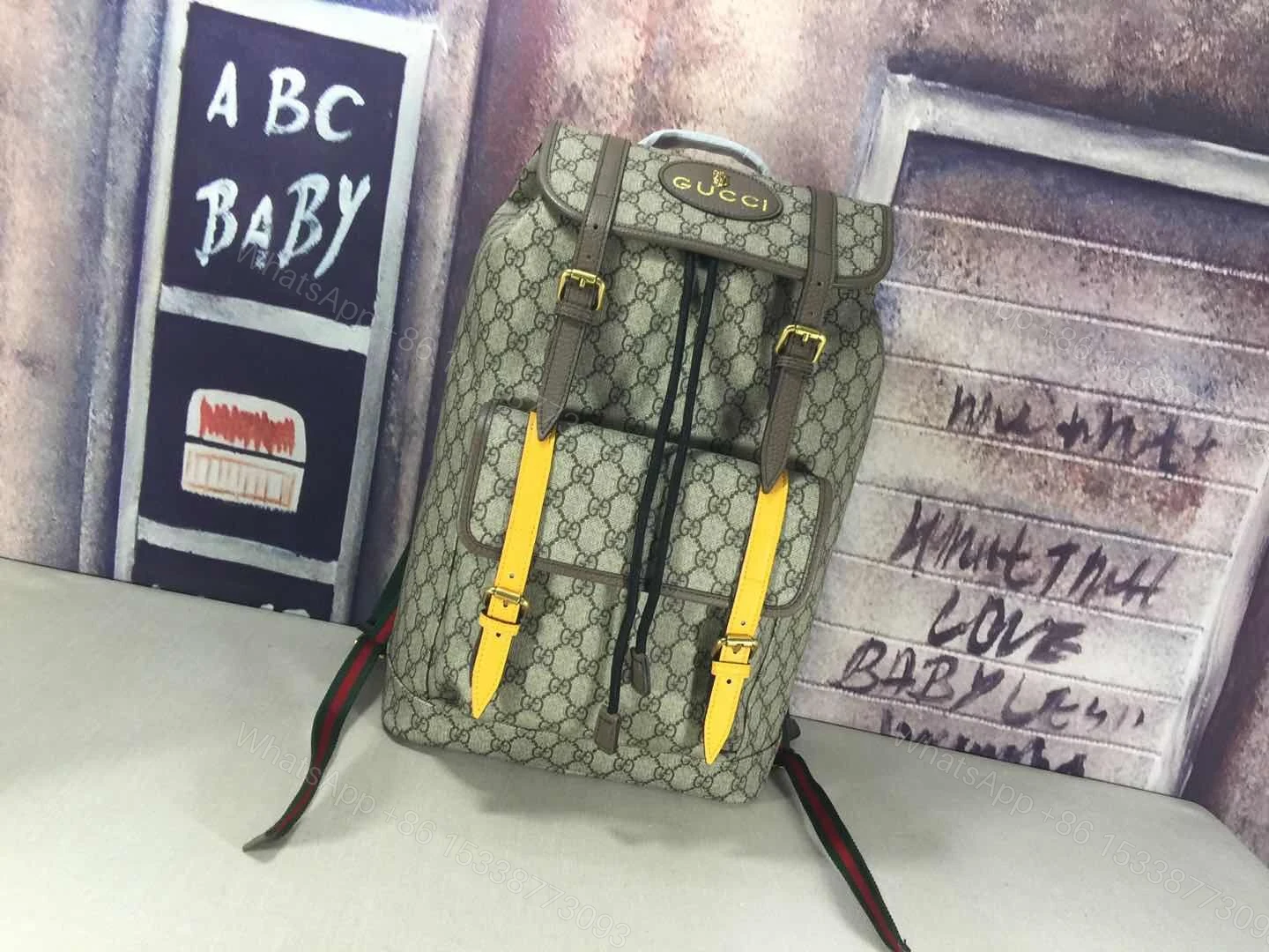 View 8 of Gucci Ophidia cloth backpack
