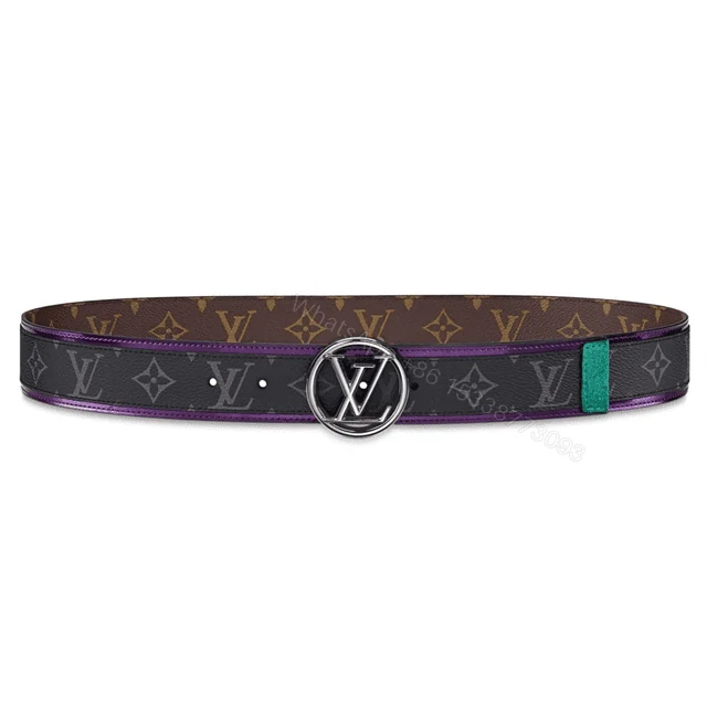 LOUIS VUITTON LV CIRCLE 40MM BELT MONOGRAM ECLIPSE CANVAS – B143 — view 1