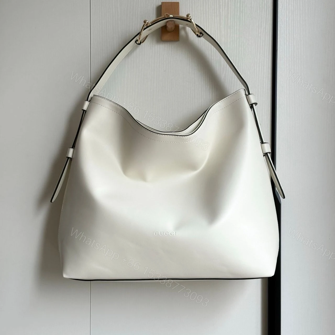 View 2 of Gucci Beatrix Large Tote Bag White 40Cm