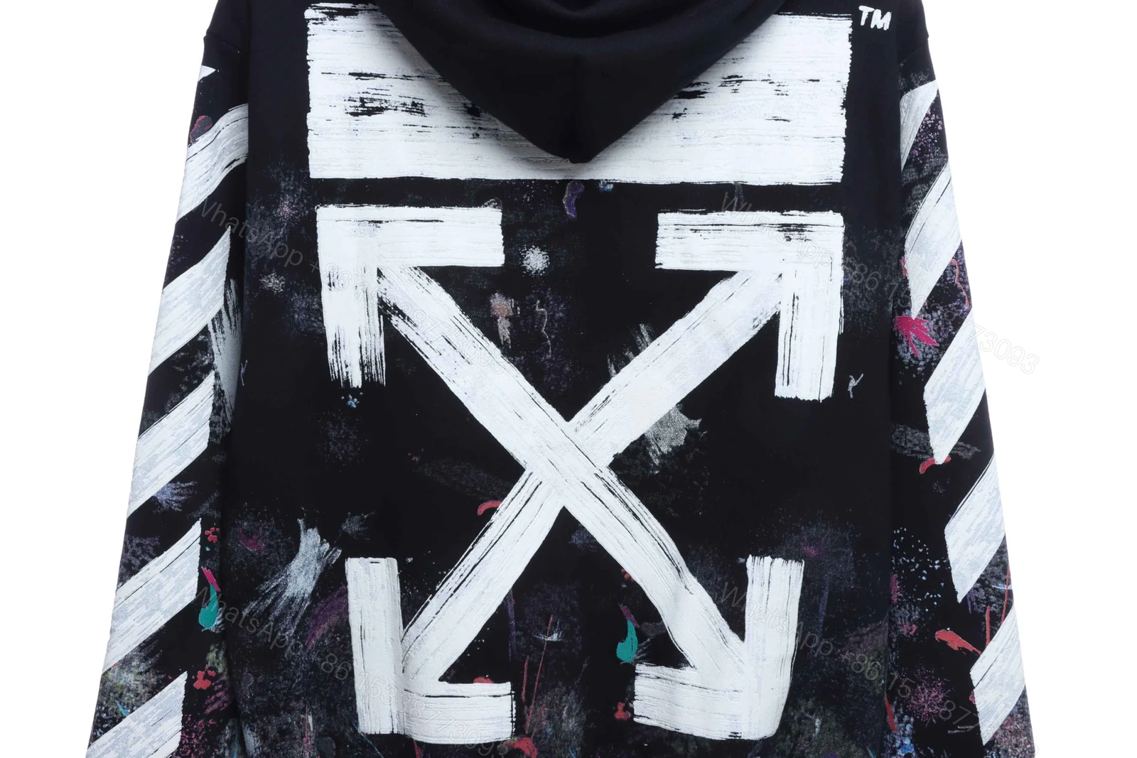 View 2 of Off-White Starry Sky Zipper Hoodie