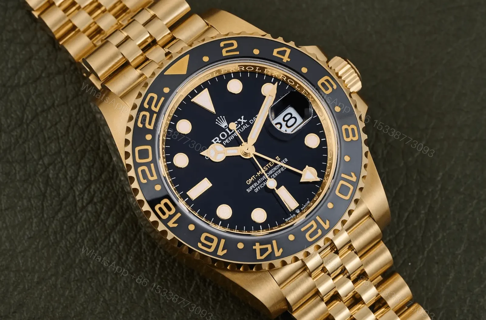 View 15 of 2023 GMT-Master 2 Silver Gold Replica Clone Watch