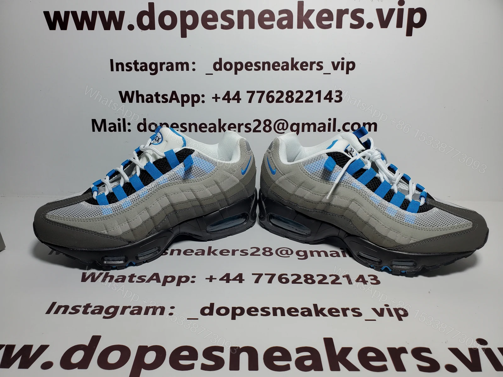 View 2 of Nike Air Max 95 Crystal Blue