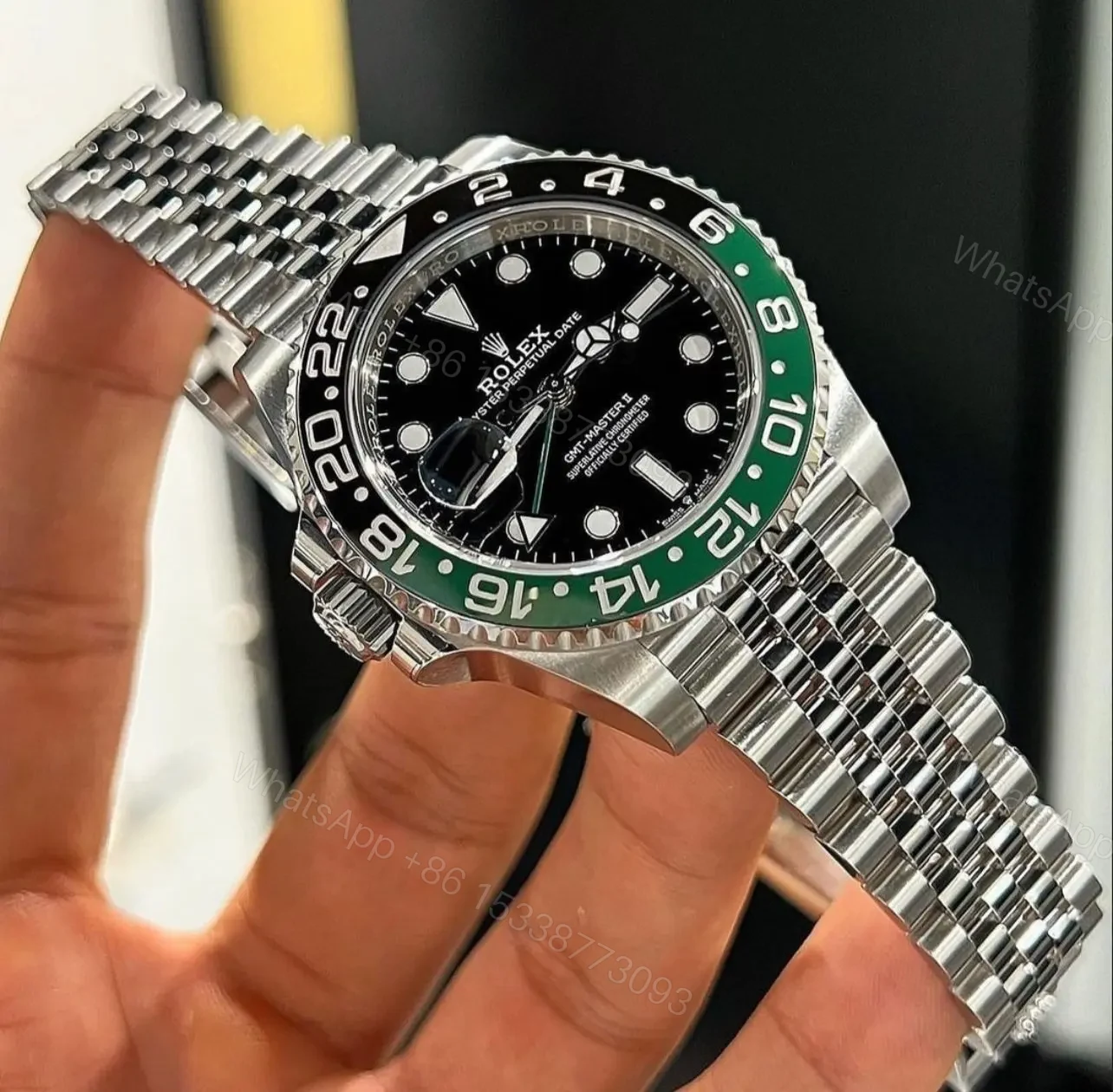 Rolex GMT Master 2 Black Green — view 1