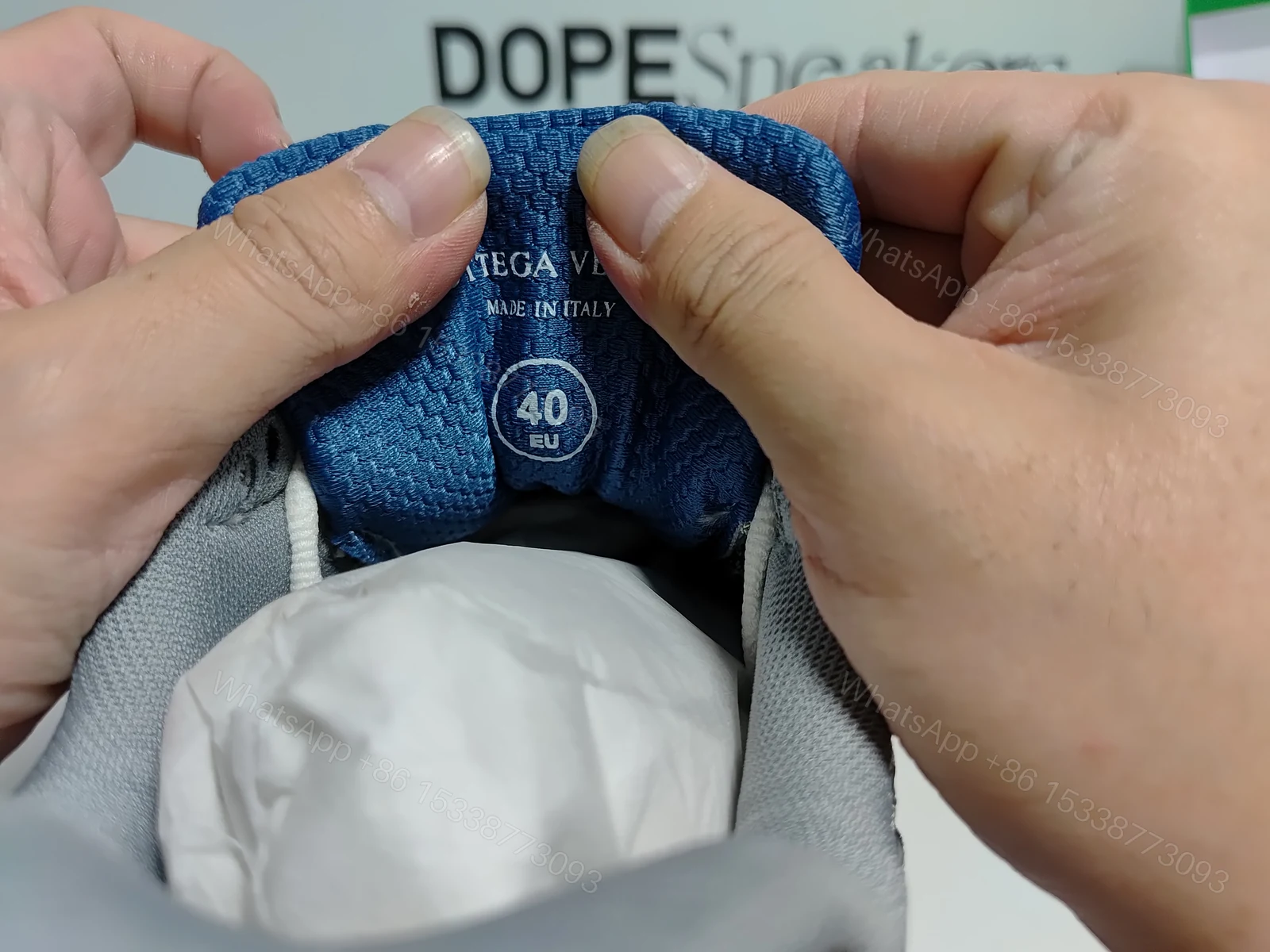 View 5 of Bottega Veneta Orbit Blue Grey 741357V2X401375