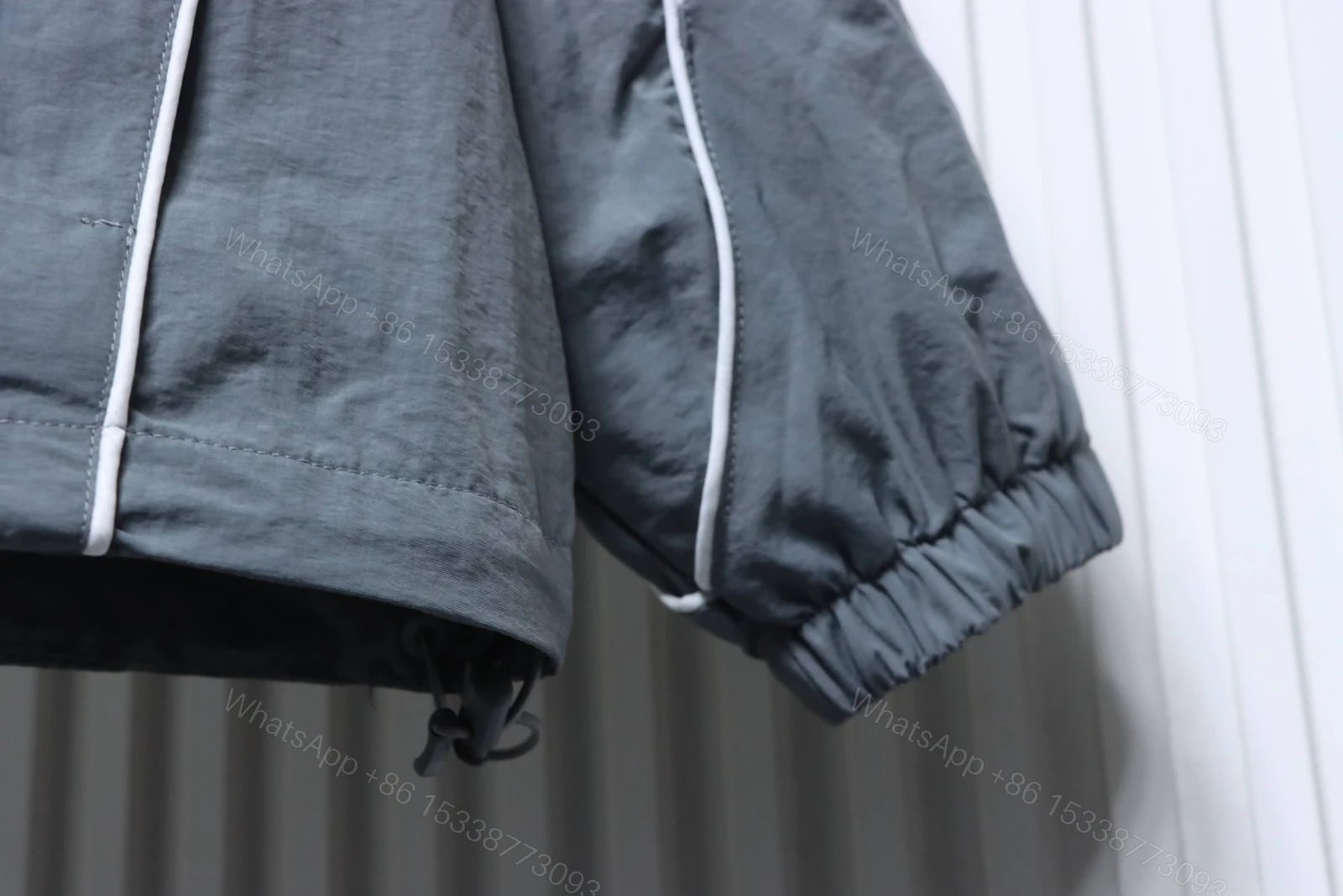 View 9 of Supreme 25FW Contrast Piping Track Jacket gray