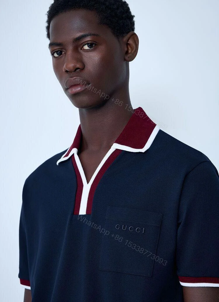View 8 of Gucci Half Sleeve Polo Tees First Copy | Imported AAA+ Exclusive Replica