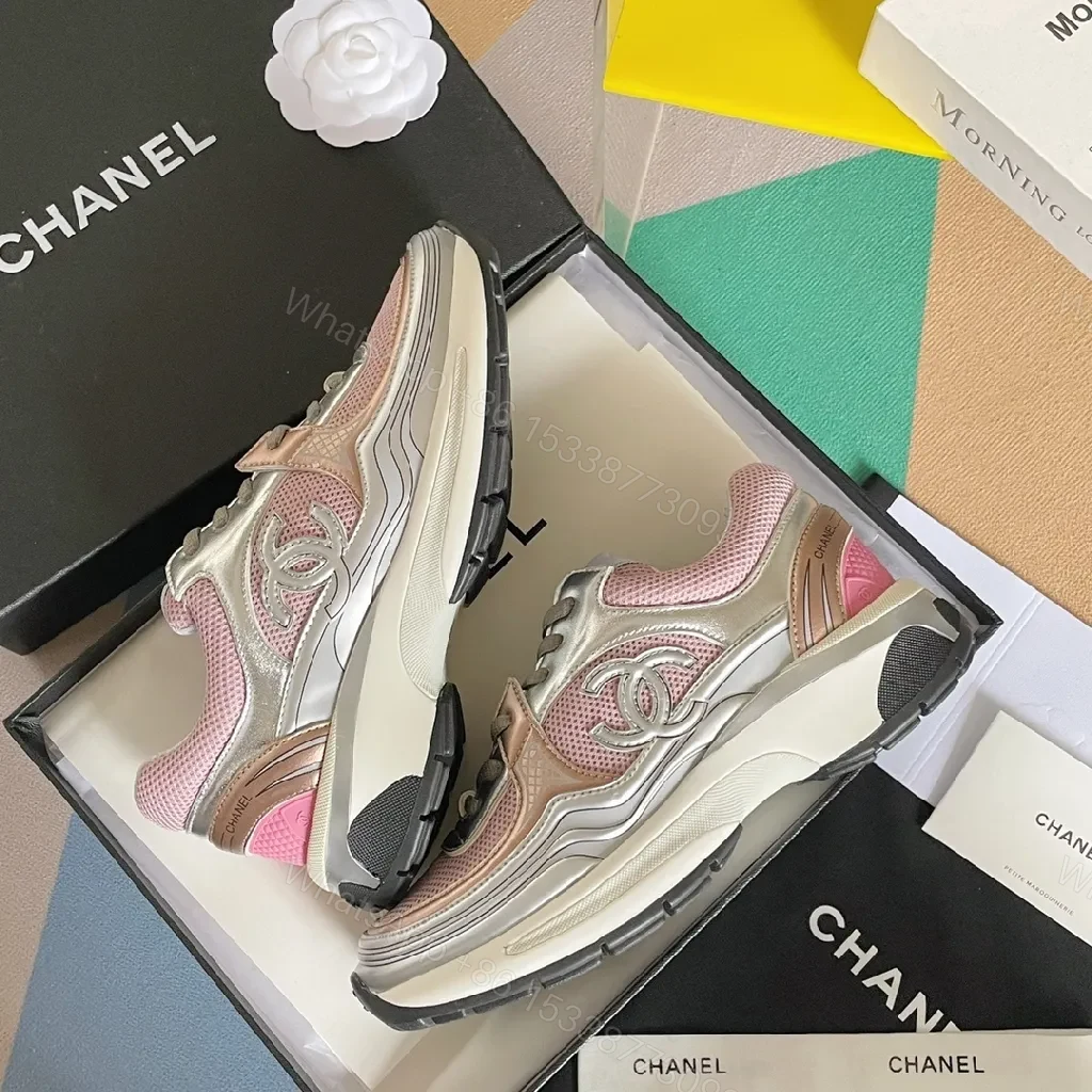 View 2 of Chic Rose-Suede High-Top Sneakers with Subtle Brilliance