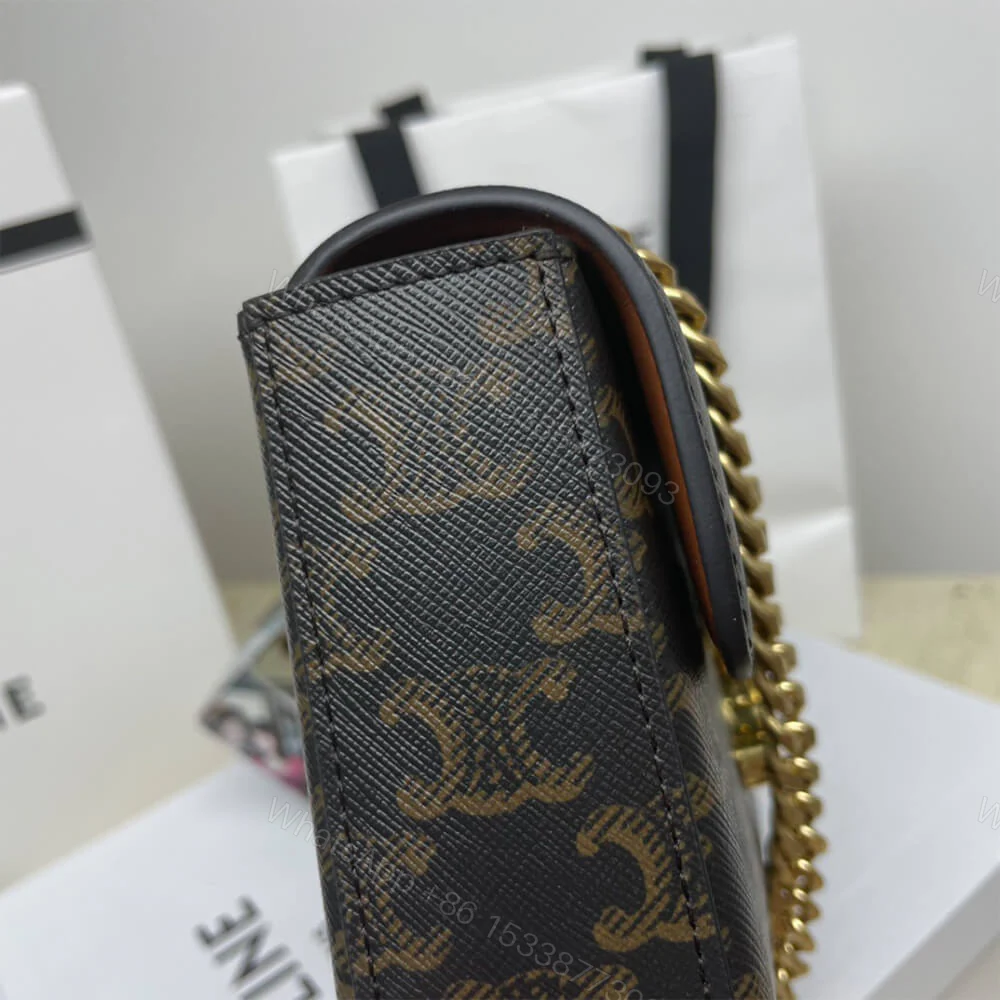 View 5 of CELINE CHAIN SHOULDER BAG CLAUDE (HIGH-END GRADE)