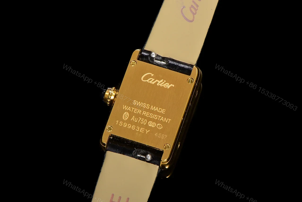 View 8 of Cartier Tank Louis Cartier Large Quartz Yellow Gold Silver WGTA0067