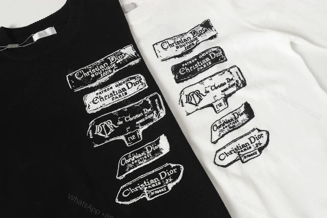 View 14 of Graphic + Knit + Sweater + Designer-inspired Label Chains + Sweater