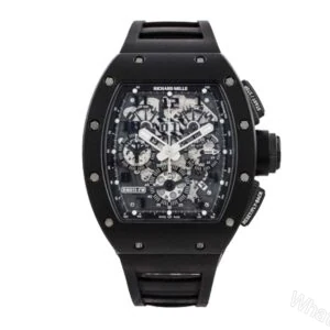 Richard Mille RM 011 FM Super Clone : Black Phantom Carbon Fibre Flyback Chronograph — view 1