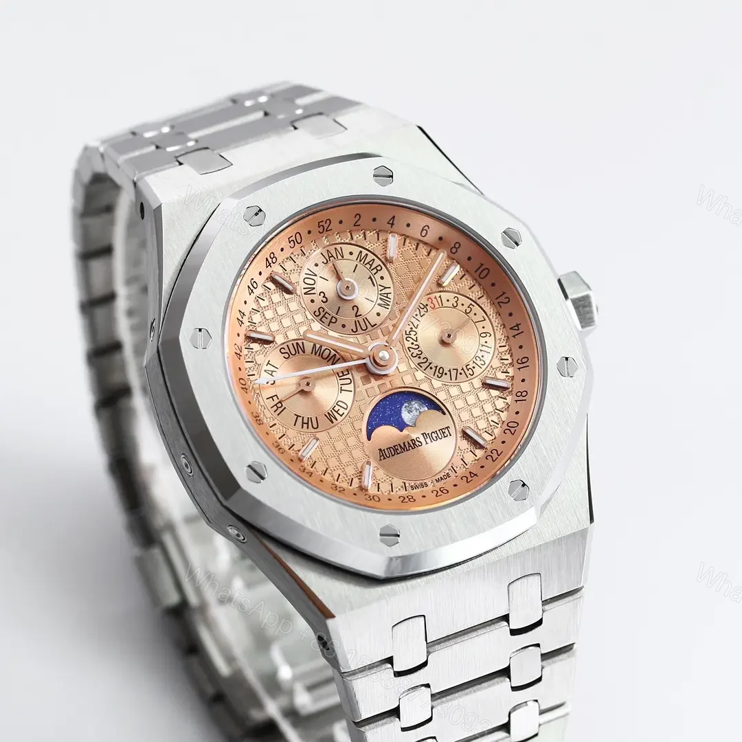 View 2 of Audemars Piguet Royal Oak Perpetual Calendar Watch – Blue Dial, Stainless Steel Case, 41mm