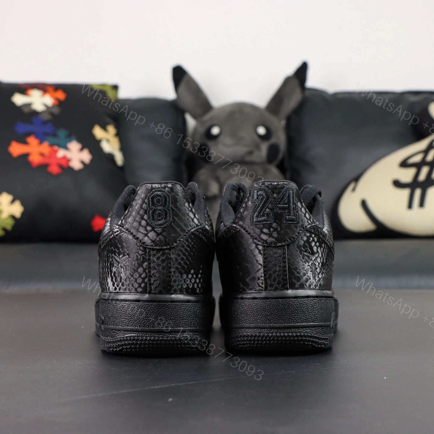 View 6 of Air Force 1 Low Kobe Bryant Court Black Reps