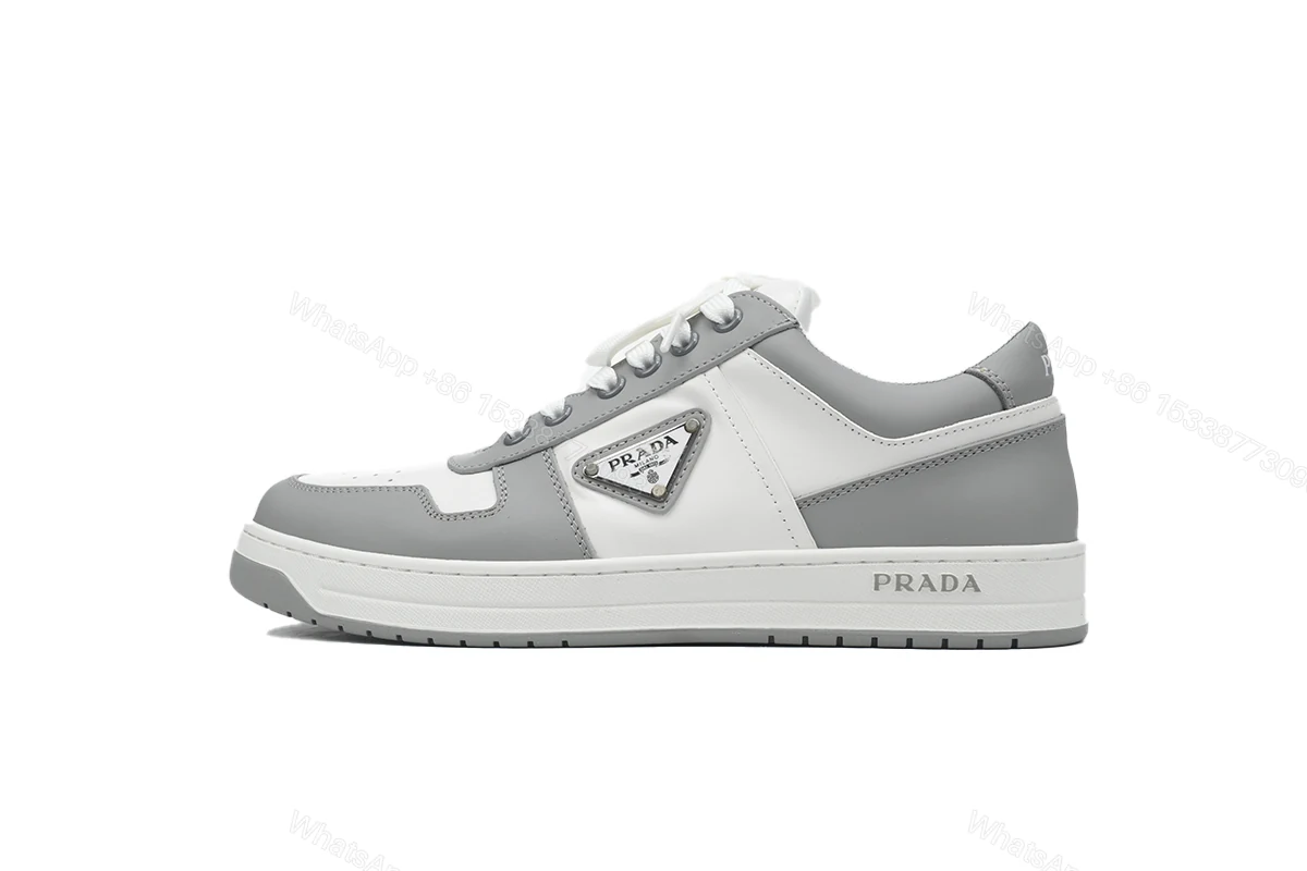 View 6 of Prada Downtown Low Sneakers Grey White