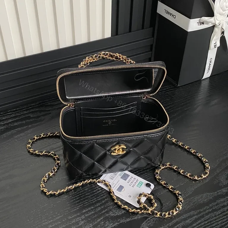 View 9 of Chanel-Style Quilted Chain Bag: Compact Luxury Crossbody Bag