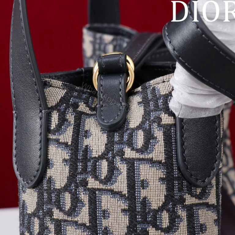 View 5 of Dior Medium Signature Bucket Bag