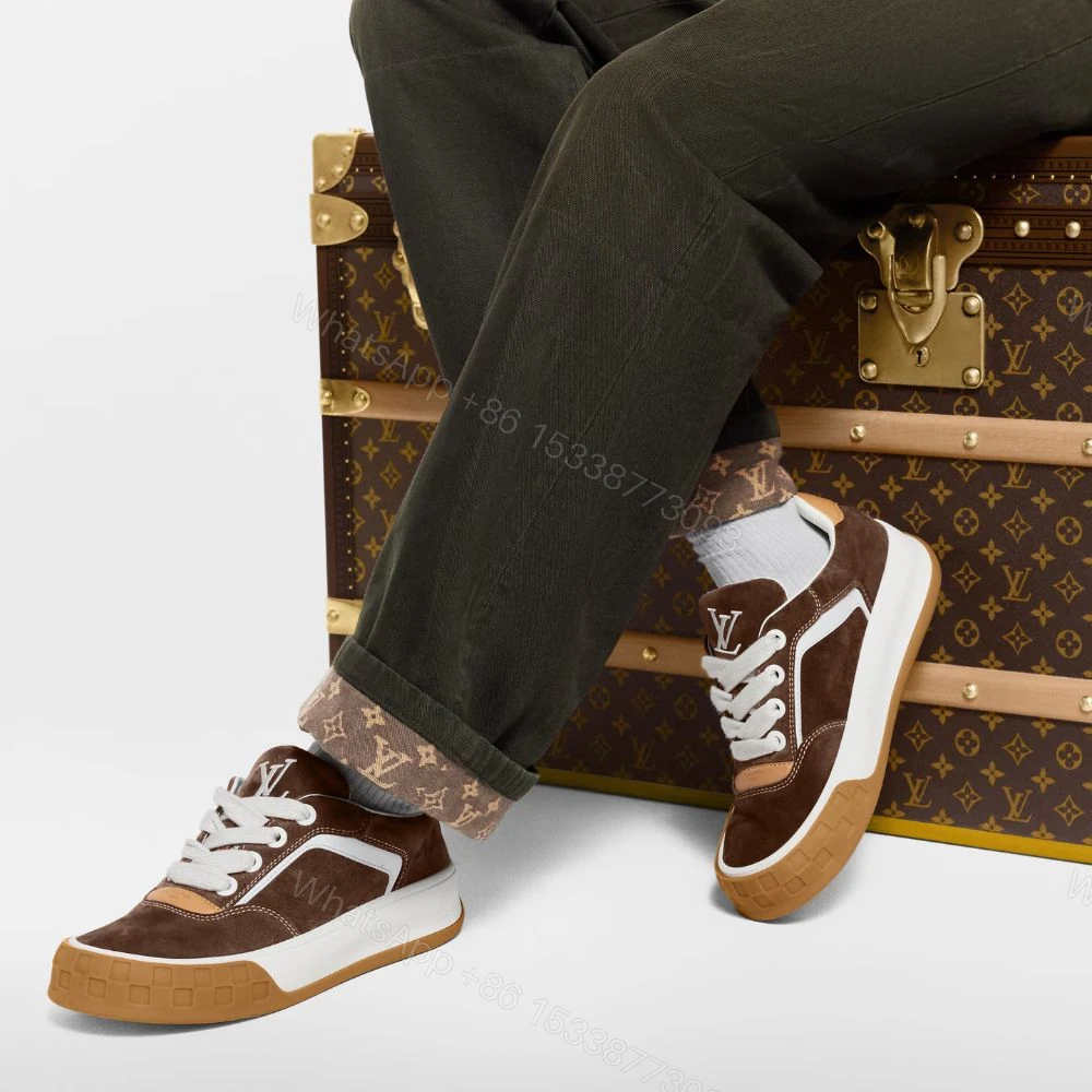 View 8 of Louis Vuitton LV Tilted Sneaker Brown 1AJ764