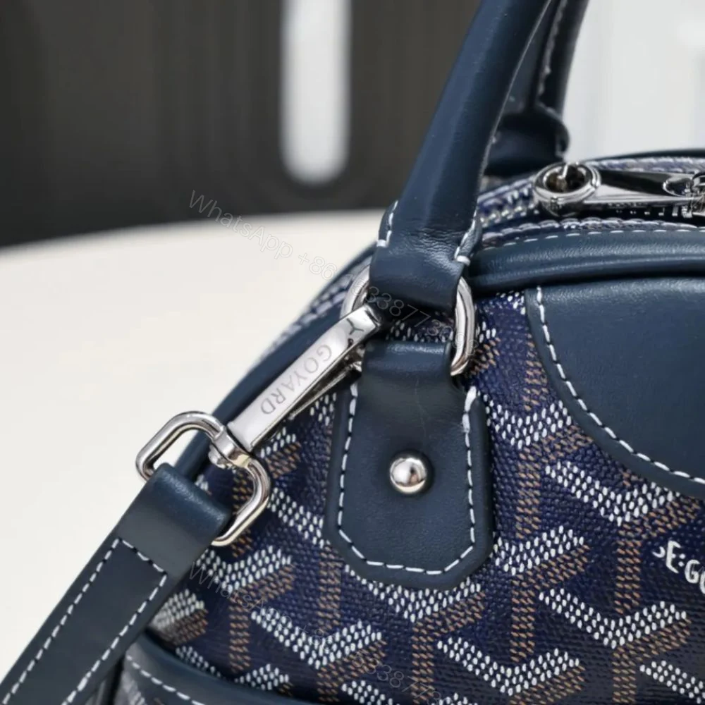 View 6 of GOYARD SAINT JEANNE BAG COATED CANVAS DARK BLUE 27CM