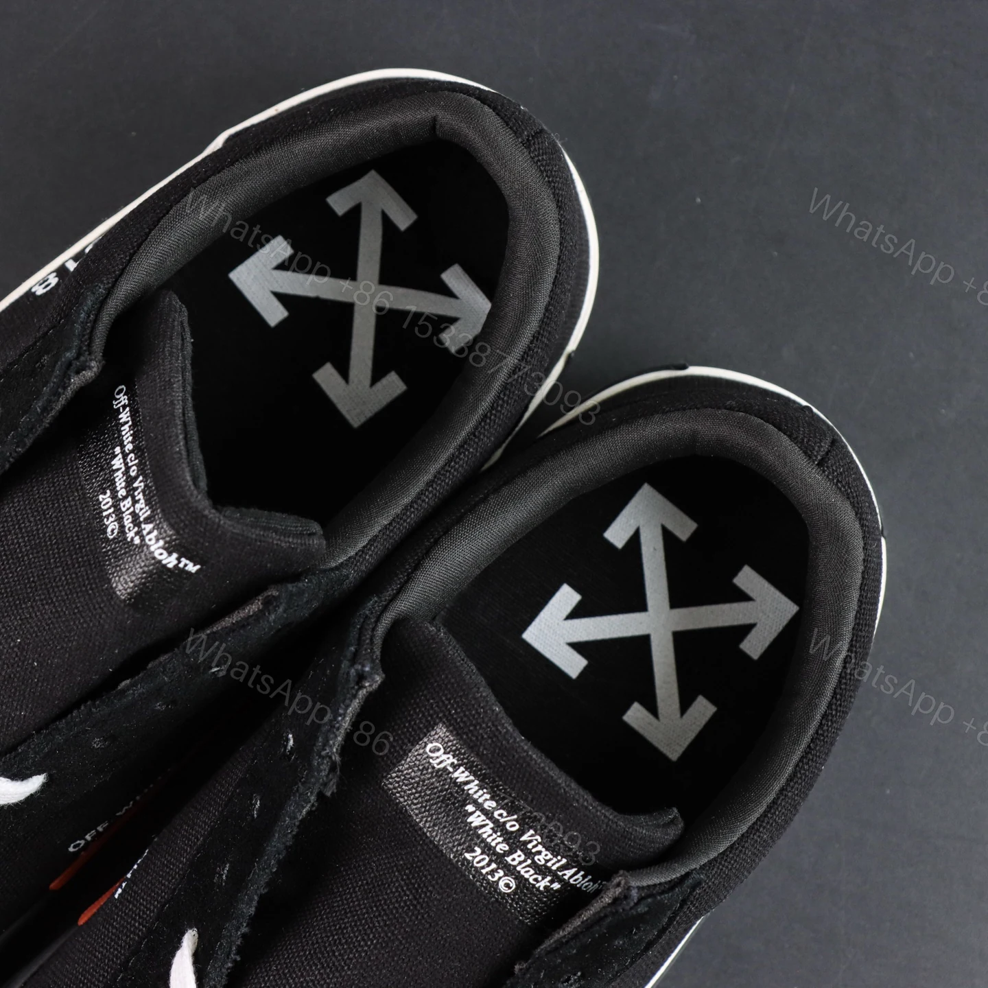 View 4 of Off White Low Vulcanised Black White 2018