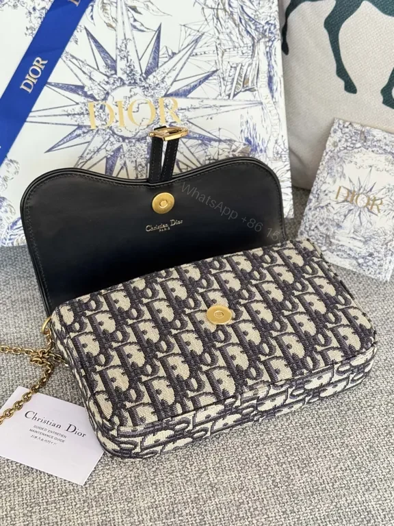View 6 of Chic Dior Canvas & Leather Crossbody: Everyday Luxury Bag