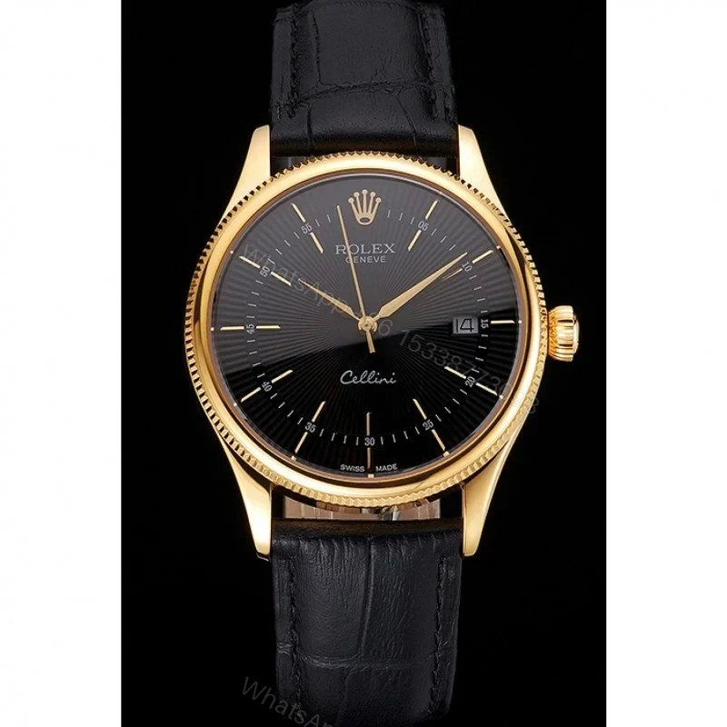 View 2 of Superclone Rolex Cellini Black Dial REP016807