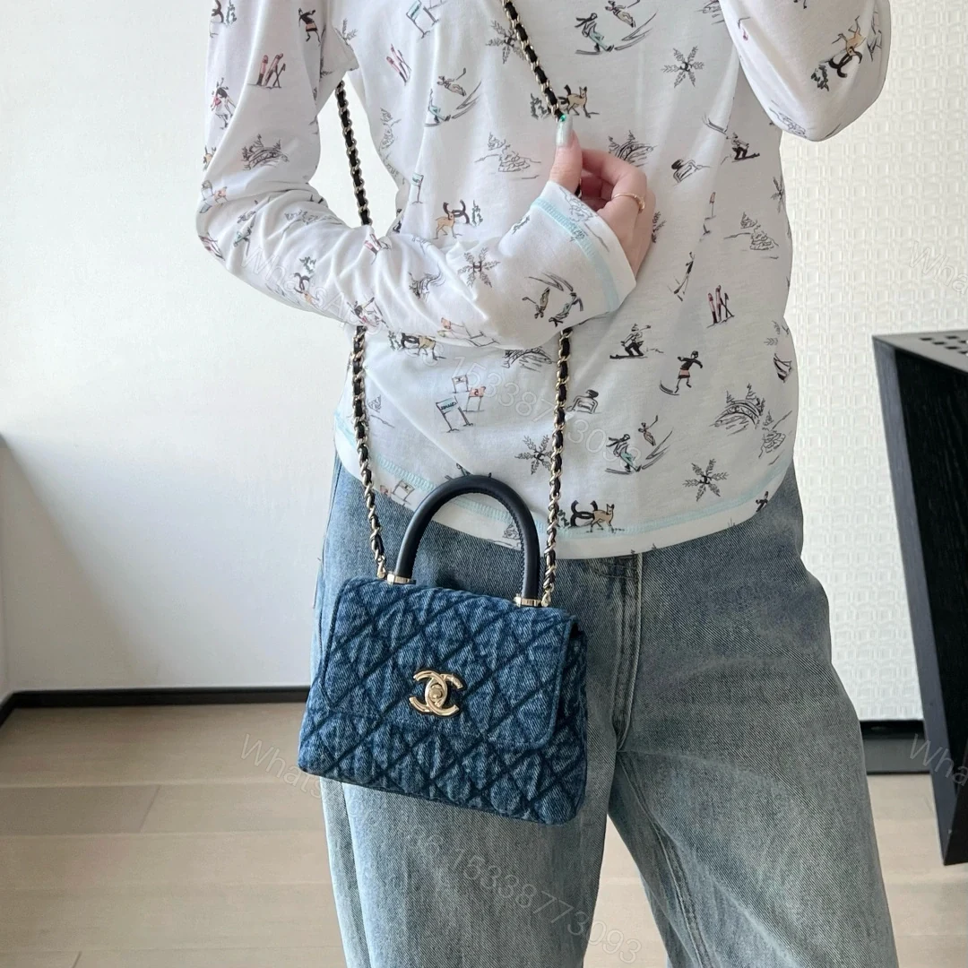 View 25 of 高仿Chanel*26P系列AP4244水洗丹寧手提包Mini款免檢版