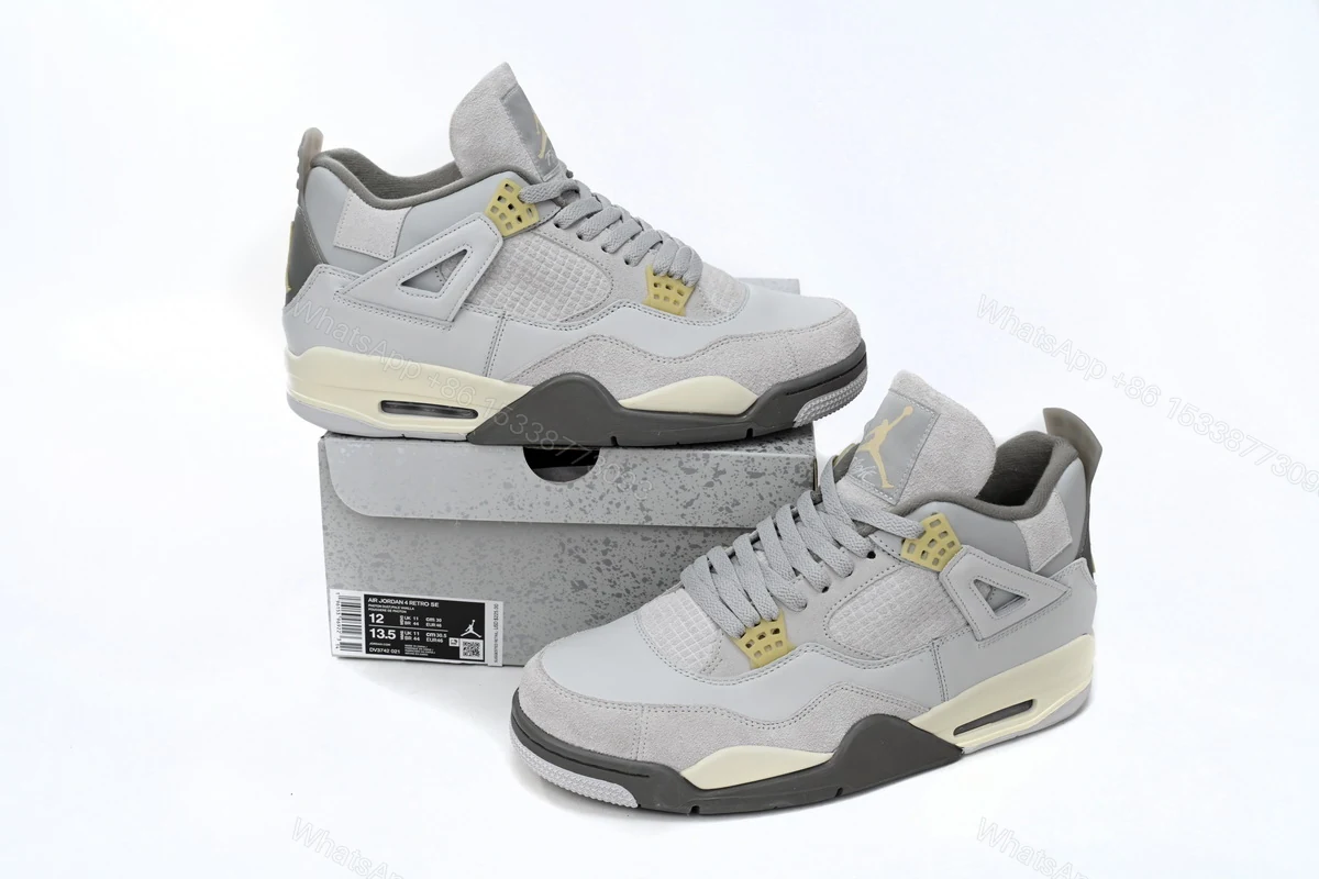 View 8 of Air Jordan 4 Retro CraftCRAFT "Photon Dust" DV3742-021