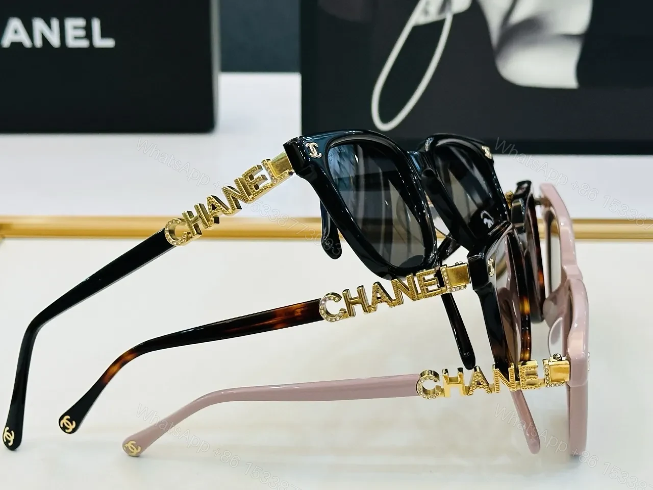 View 9 of Chic Black Acetate Frames: Bold, All-Day Clarity Eyewear
