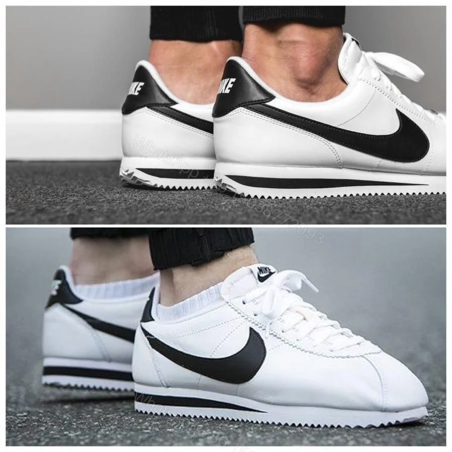 View 5 of FIRST COPY NIKE CORTEZ WHITE BLACK FOR MEN