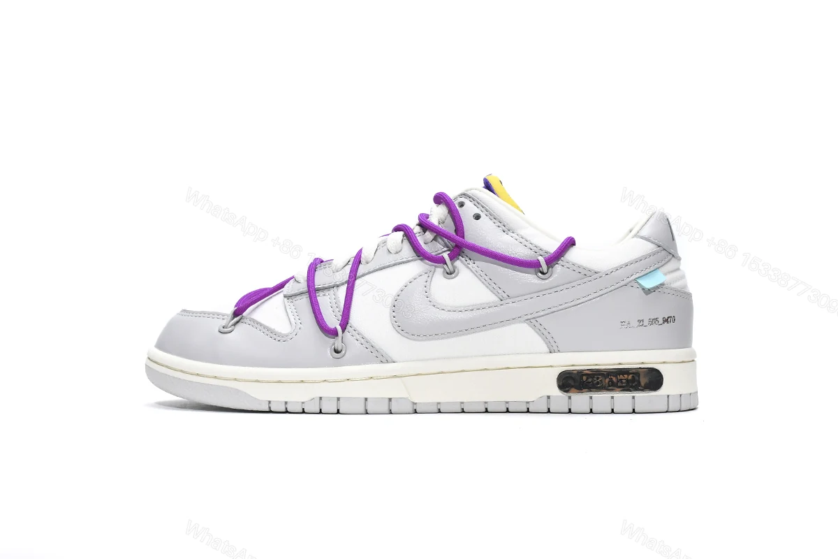 View 8 of OFF WHITE x Nike Dunk SB Low The 50 NO.28 DM1602-111