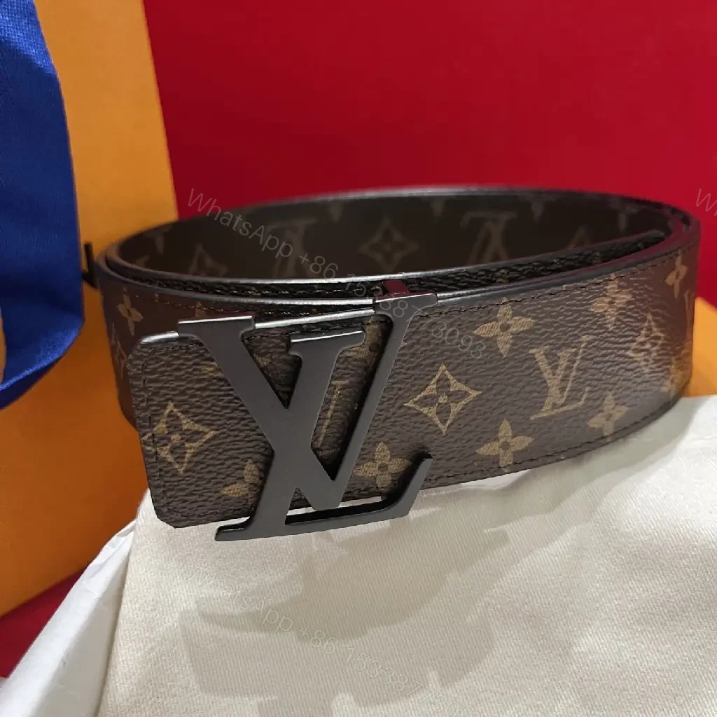 View 4 of Montage Monogram Belt: Classic Coated Canvas Style, LV-Inspired