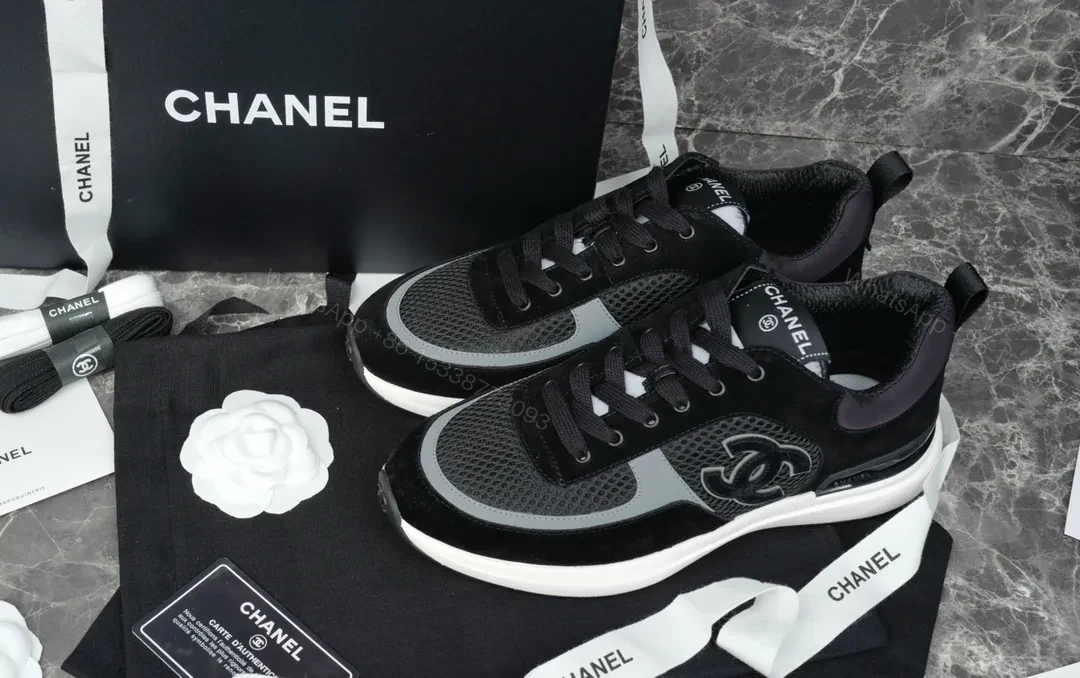 Black Suede & Mesh High-Top Sneaker: Luxury Streetwear Comfort — view 1