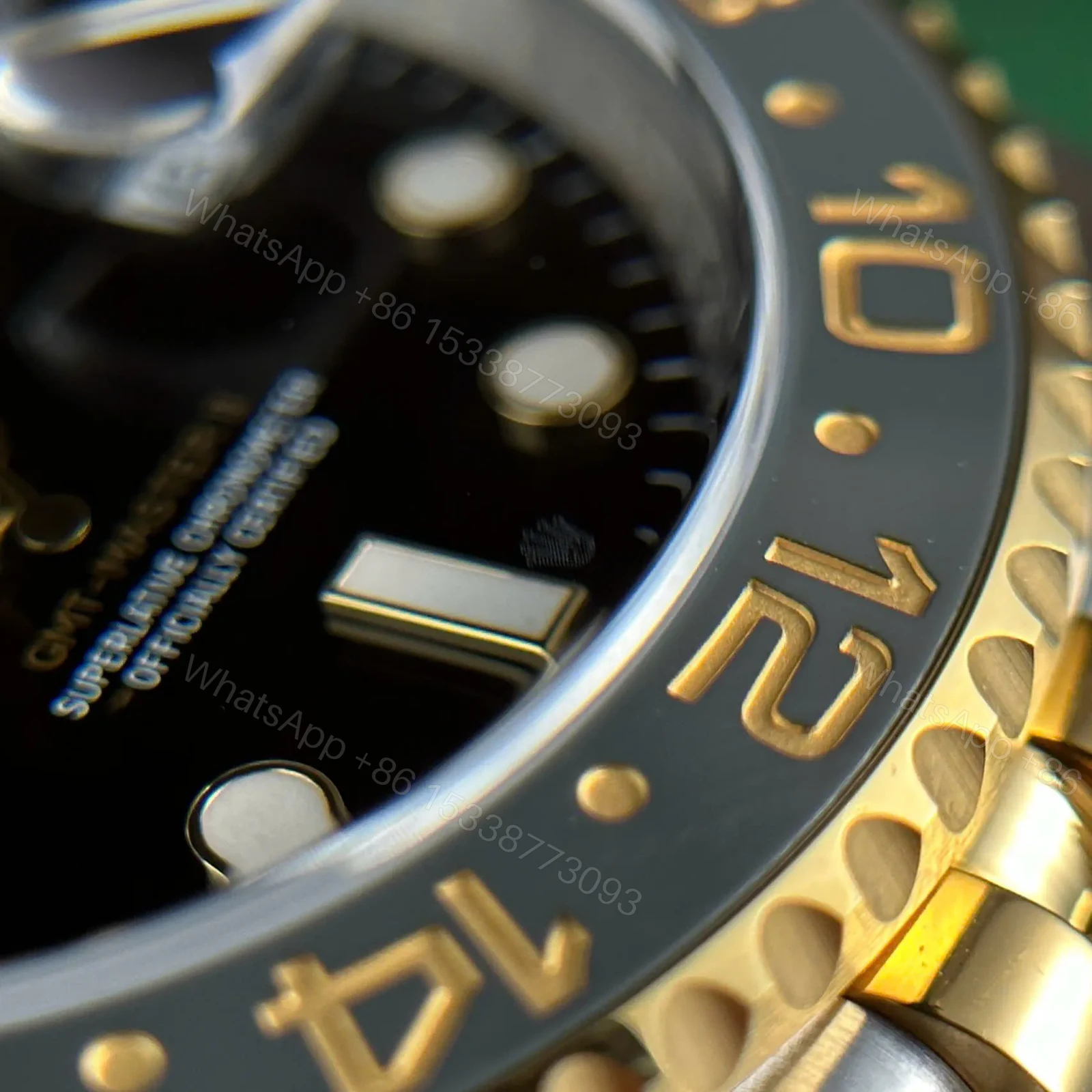 View 8 of Superclone Rolex GMT-Master II Black Dial “Zombie” 126713GRNR
