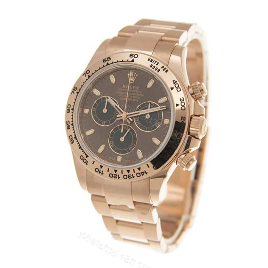 View 2 of Rolex Daytona 116505 Super Clone: 40mm Everose Gold Brown Dial