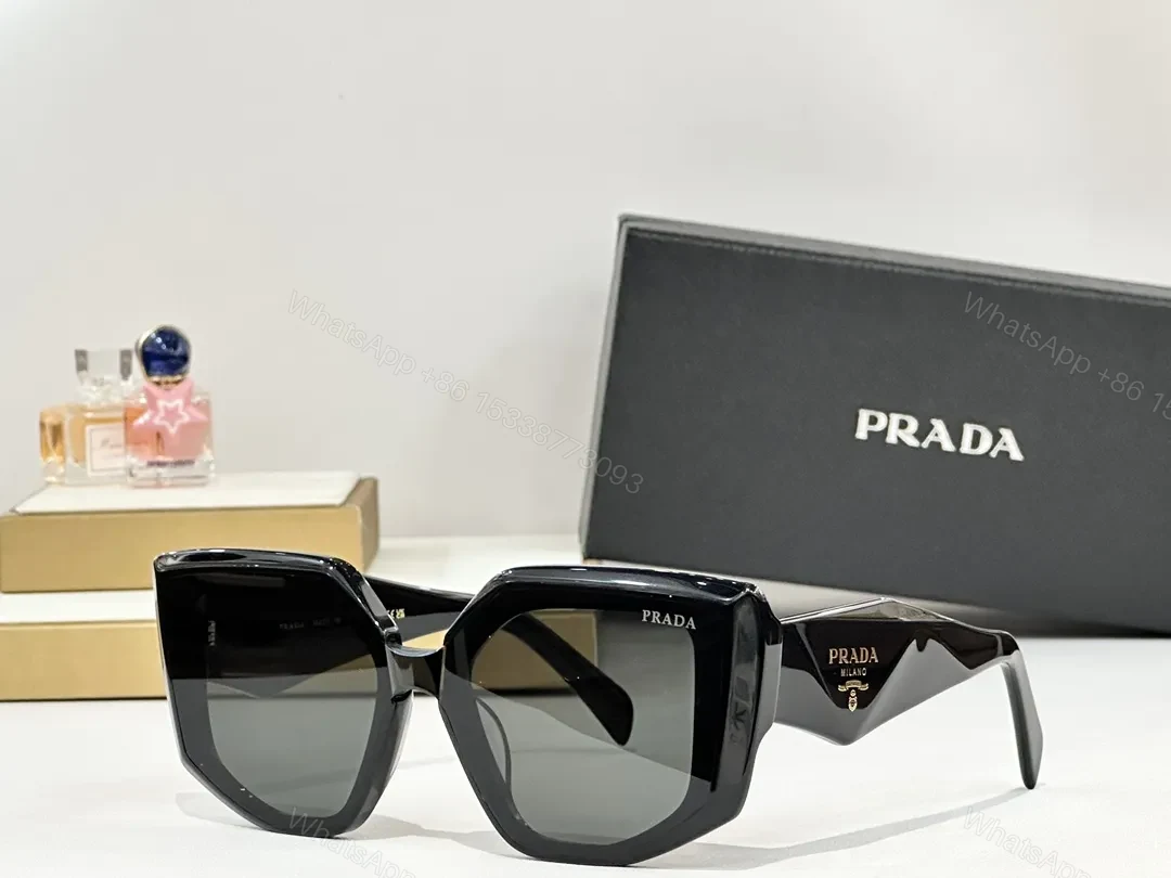 View 4 of Bold Black Acetate Oversized Sunglasses with Luxe Detailing