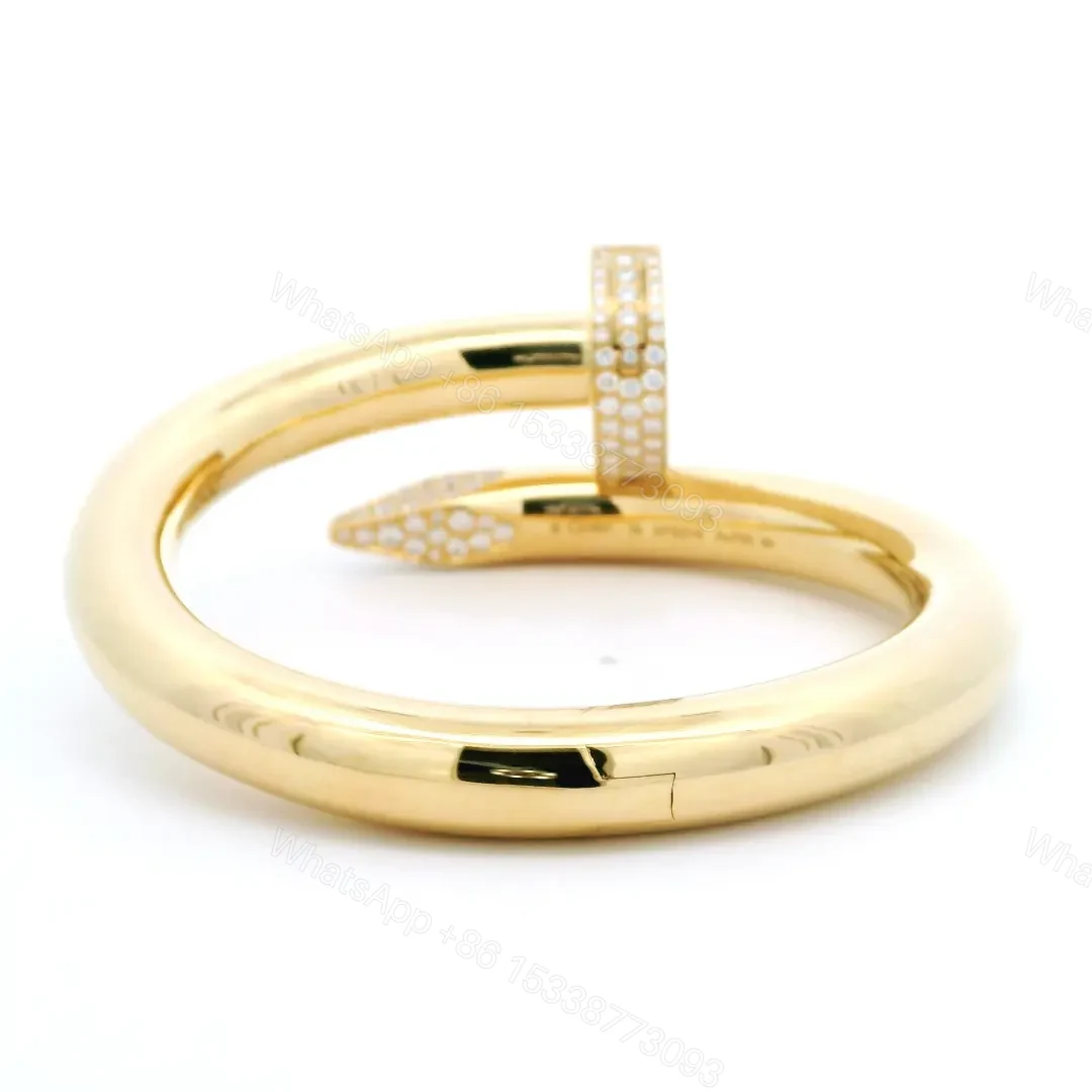 View 4 of Cartier Juste un Clou Width 8.5 mm Extra Large Diamond Bracelet