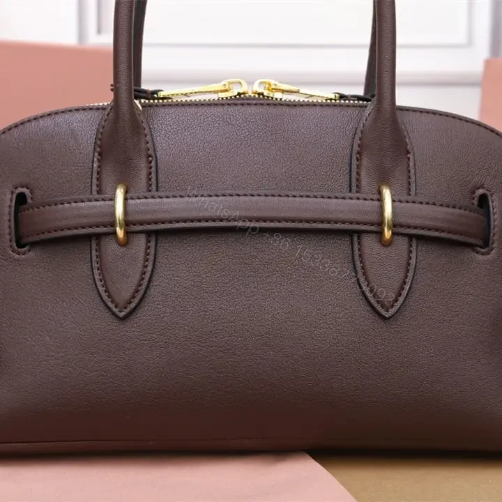 View 7 of 高仿miumiu*Aventure系列5BB168手提包石楠木色免檢版