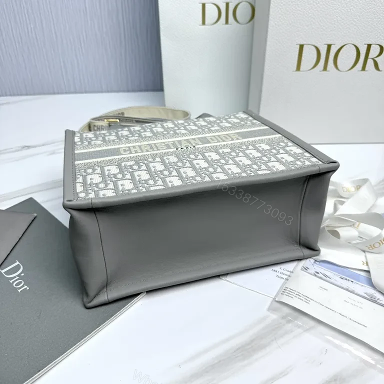 View 8 of Dior Monogram Tote: Elevated Texture, Structured Style