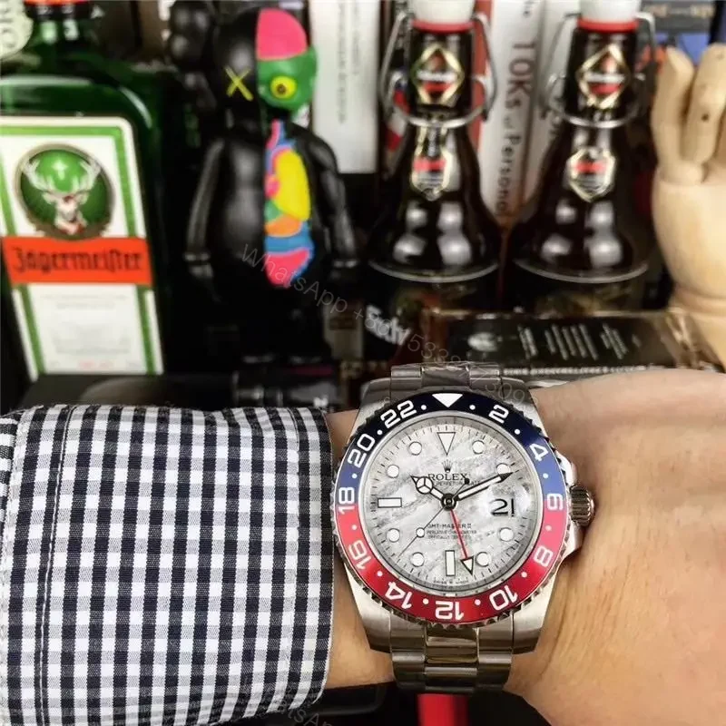 View 13 of Best Swiss Clone Rolex Replica GMT Meteorite dial