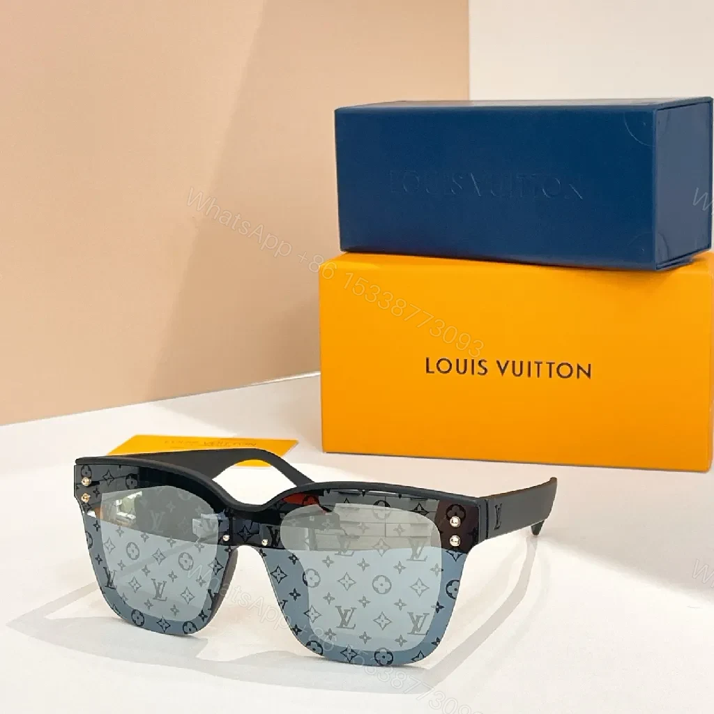 View 5 of Bold Monogram Sunglasses: Oversized Square, All-Day Luxe Vision