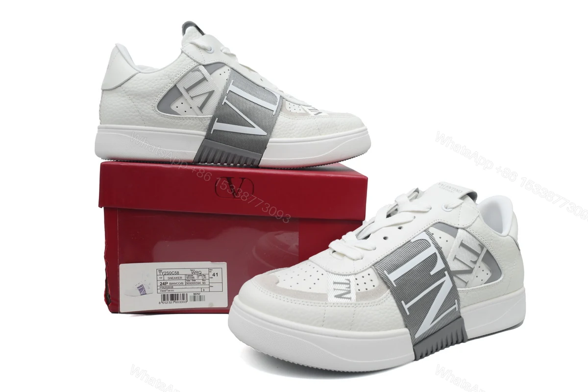 View 2 of Valentino Garavani VL7N Low Sneakers White Grey