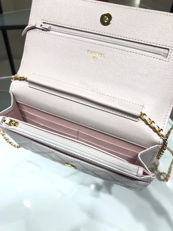 View 3 of Chanel-Inspired Quilted Flap Bag: Gold Chain Luxe
