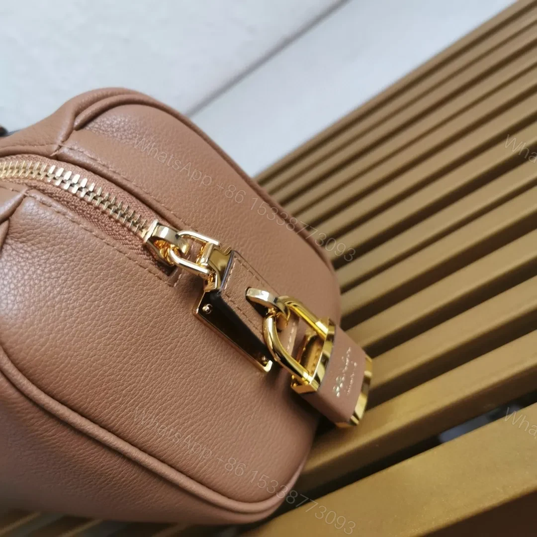 View 6 of Prada Caramel Medium leather top-handle bag with padlock