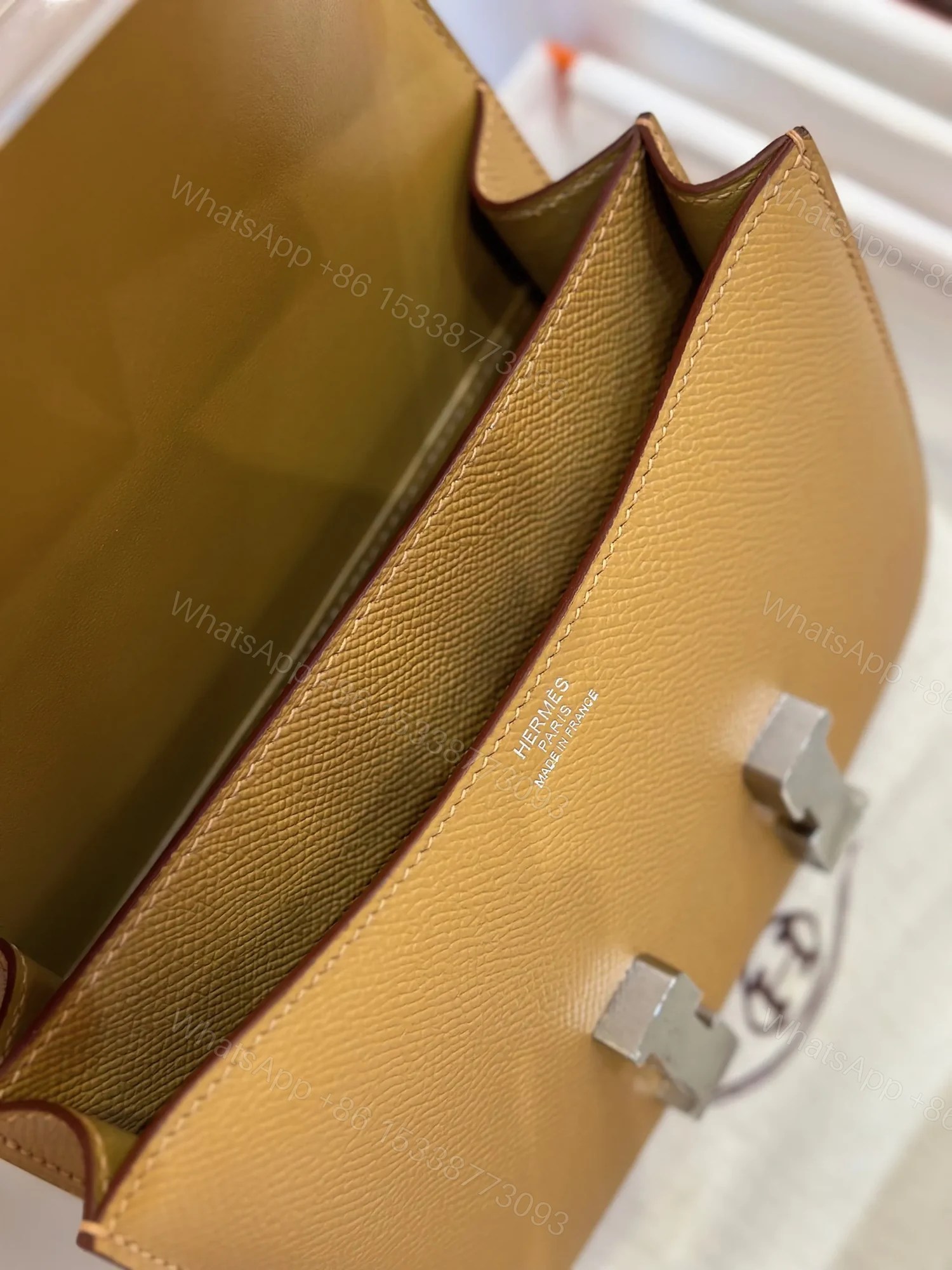 View 3 of HN 19 Brown Epson Leather Palladium Hardware