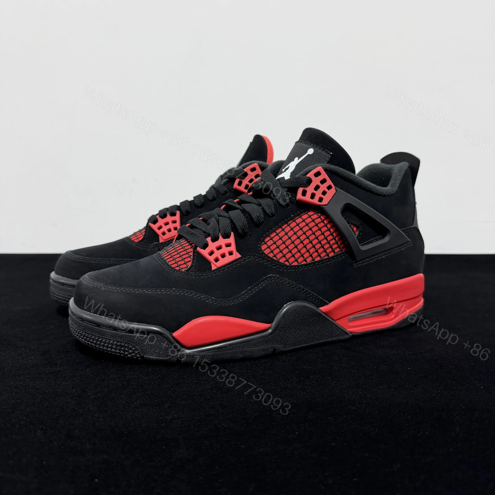 View 8 of Air Jordan 4 Retro Red Thunder Reps