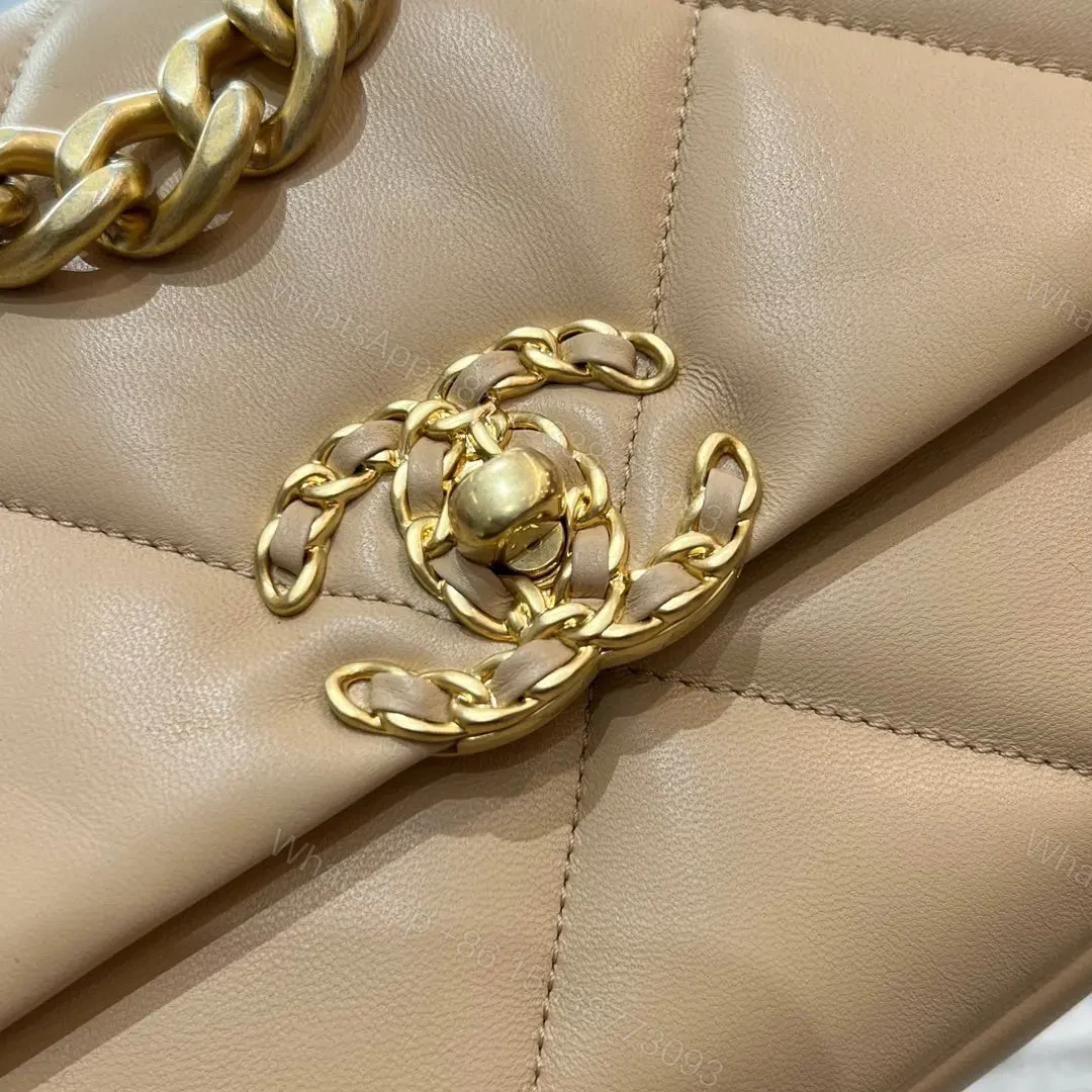 View 5 of Chanel 19 Bag Small Beige