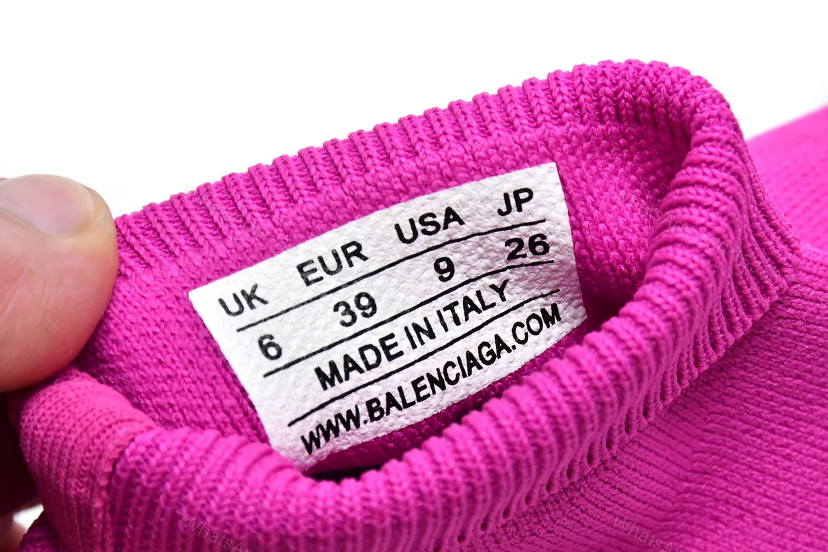 View 12 of Balenciaga Speed Trainer Rose Red