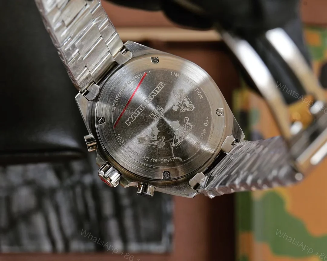 View 6 of TAG Heuer Carrera Chronograph Extreme Sport Titanium Ceramic Orange Bracelet CBU2082.BF0007